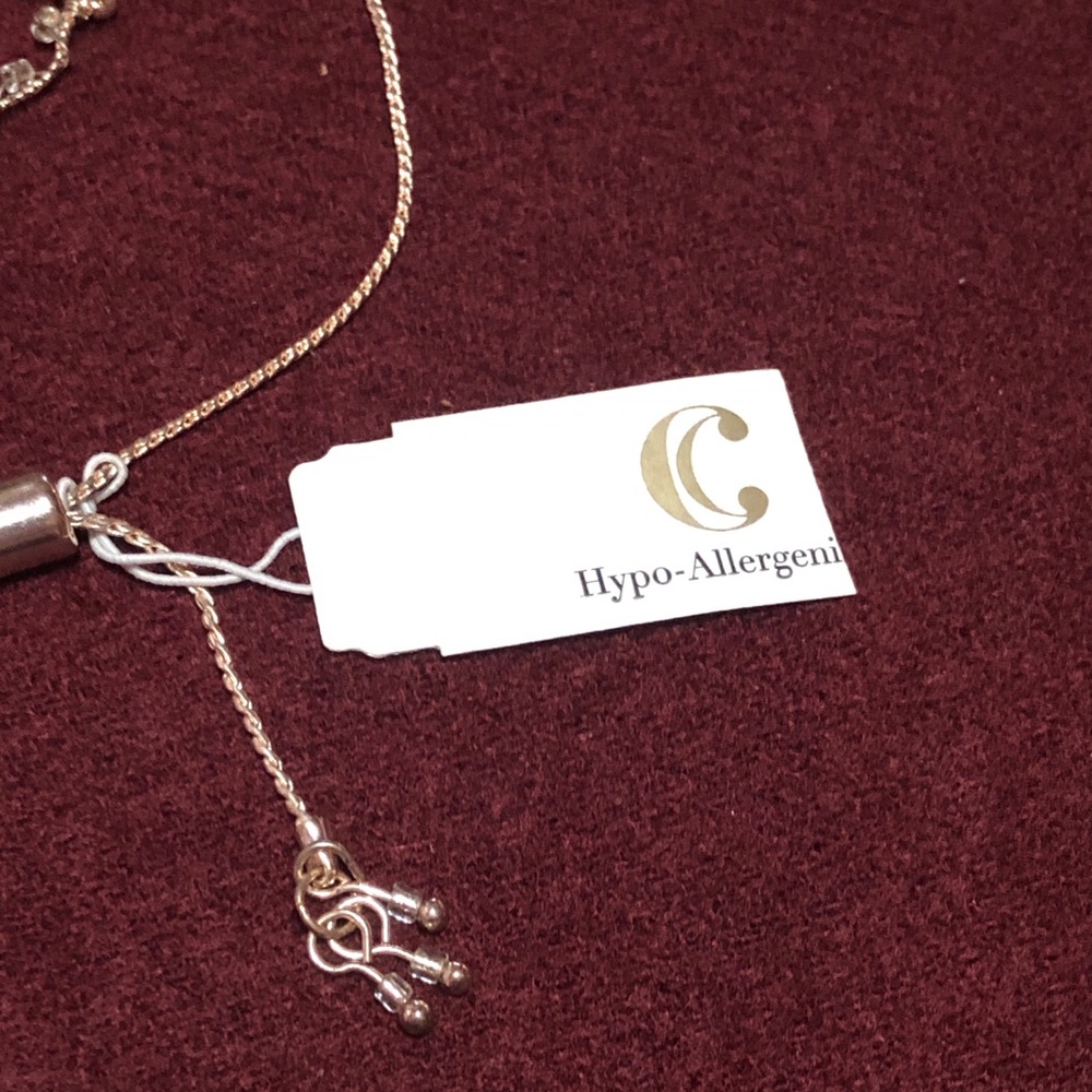 Dainty Rose Gold tone Charming Charlie Bracelet - Picture 2 of 4